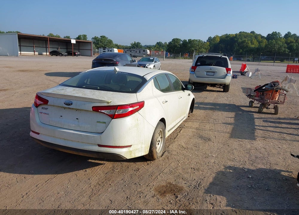 2013 KIA OPTIMA HYBRID LX VIN: KNAGM4AD1D5043327