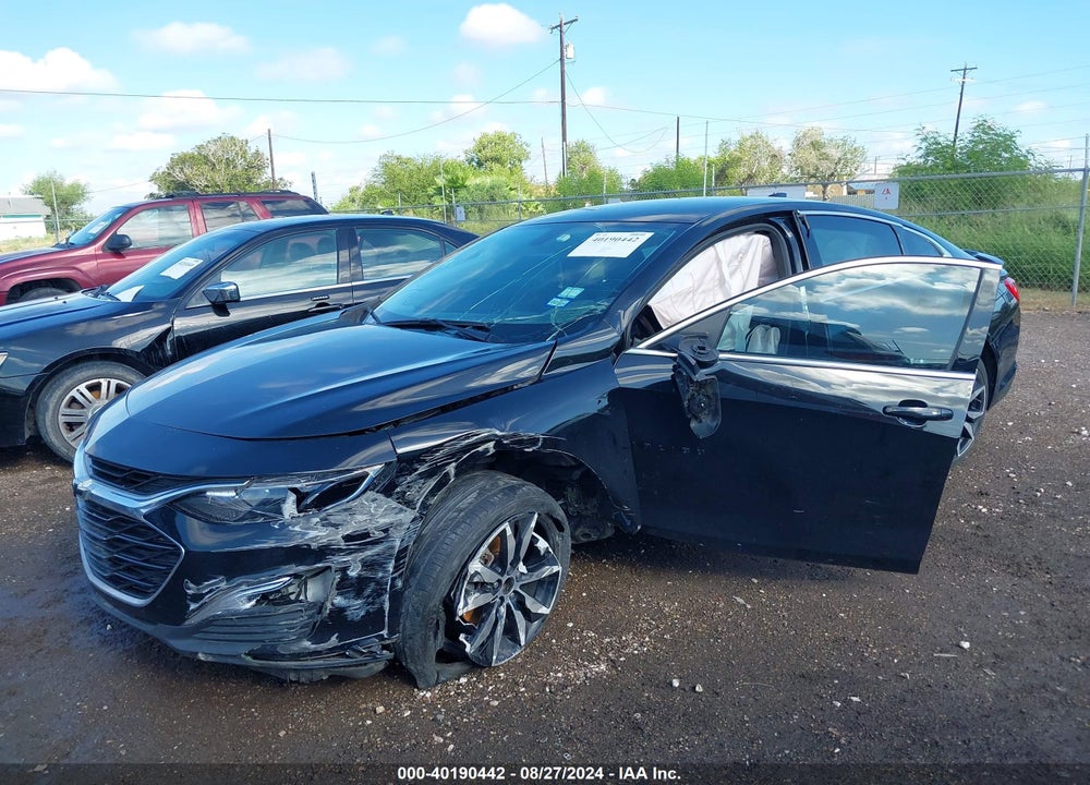2021 CHEVROLET MALIBU FWD RS VIN: 1G1ZG5ST6MF030011