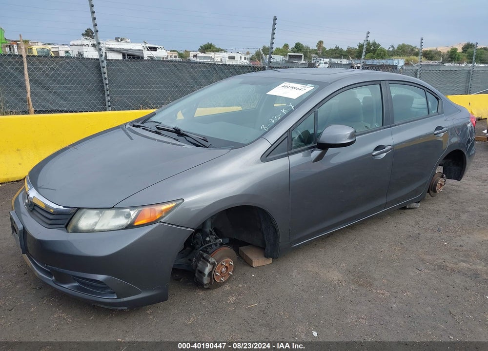 2012 HONDA CIVIC EX-L VIN: 19XFB2F96CE318321