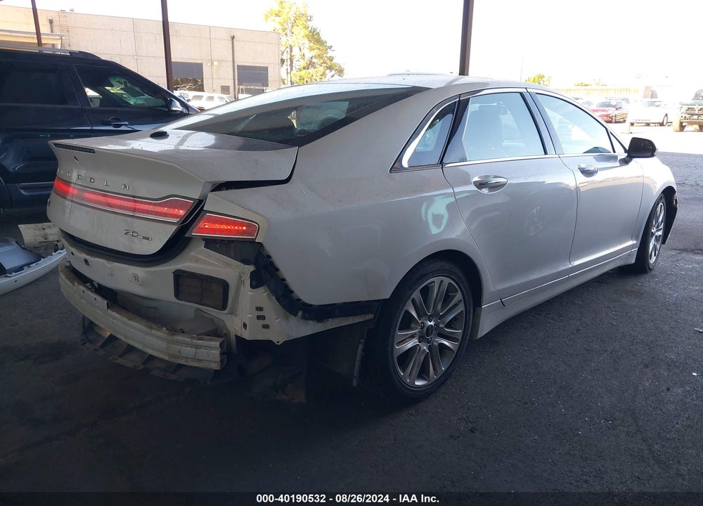 2016 LINCOLN MKZ VIN: 3LN6L2G90GR609578