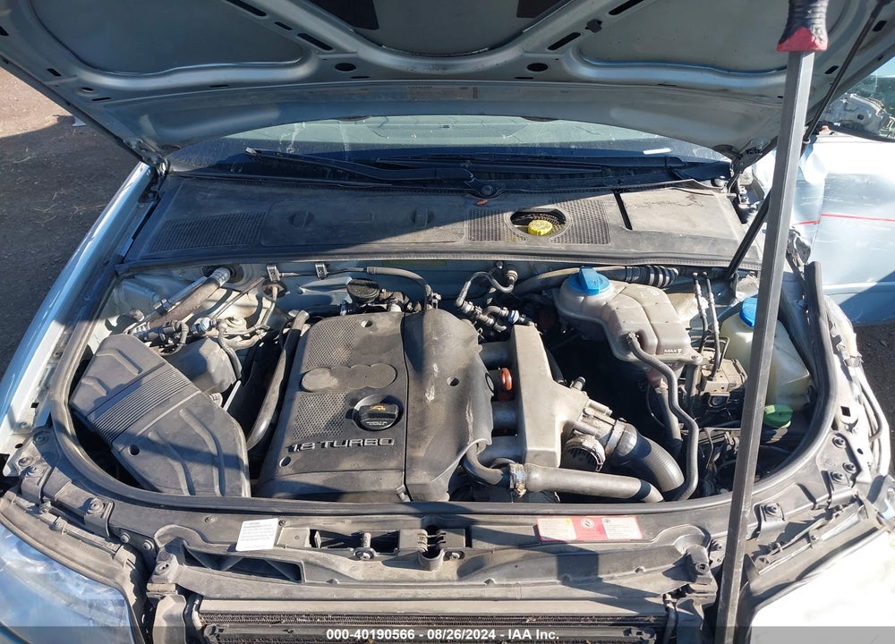 2003 AUDI A4 1.8T VIN: WAULC68E63A168423