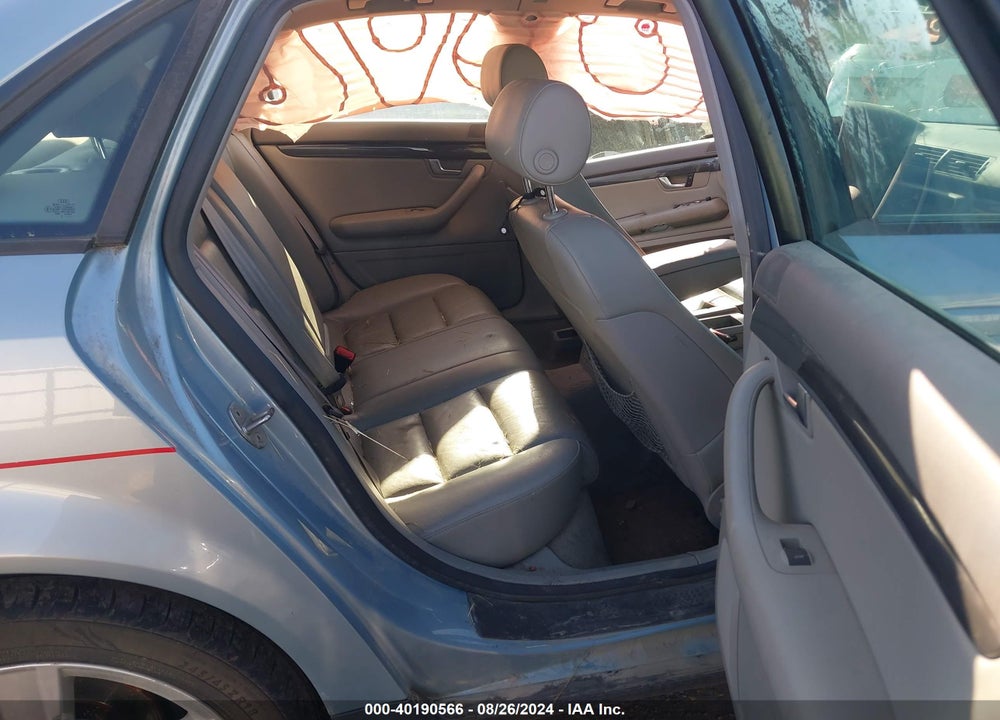 2003 AUDI A4 1.8T VIN: WAULC68E63A168423