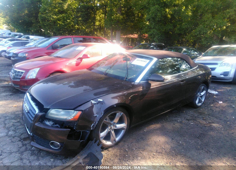 2012 AUDI A5 2.0T PRESTIGE VIN: WAUTFAFHXCN008335