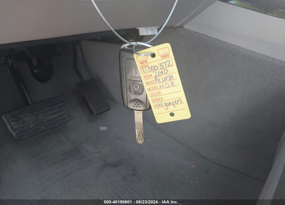 2010 ACURA MDX VIN: 2HNYD2H25AH519187