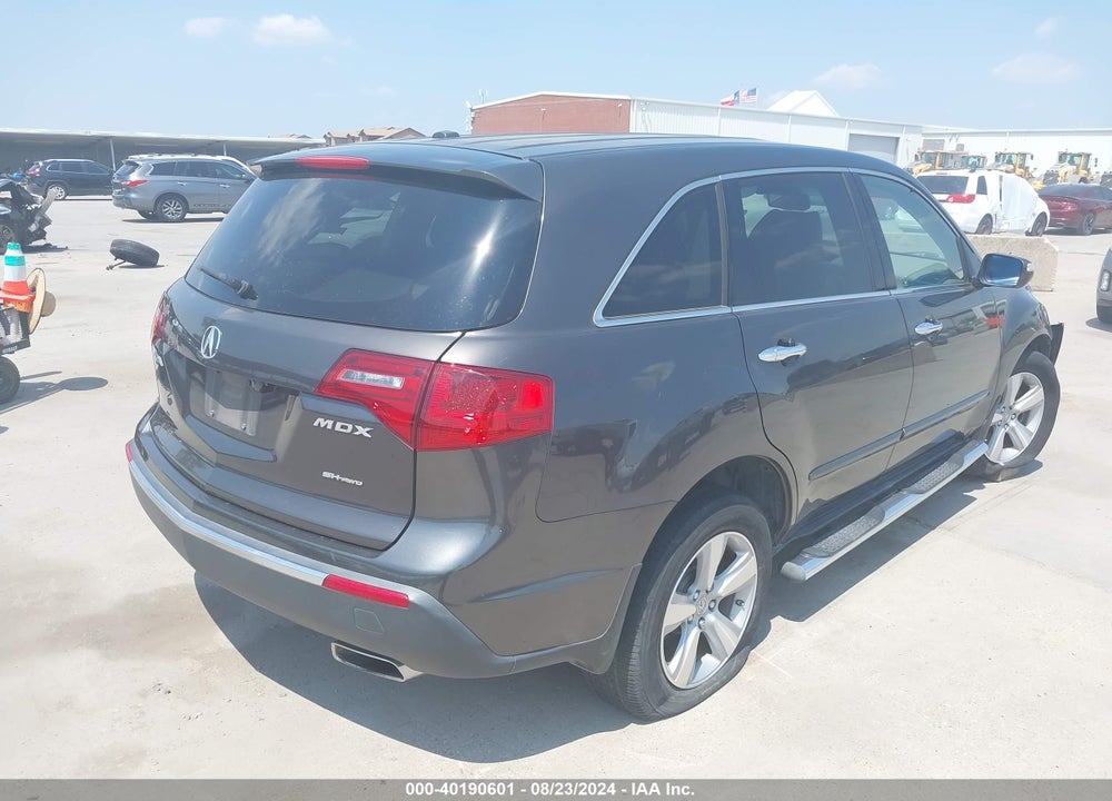 2010 ACURA MDX VIN: 2HNYD2H25AH519187