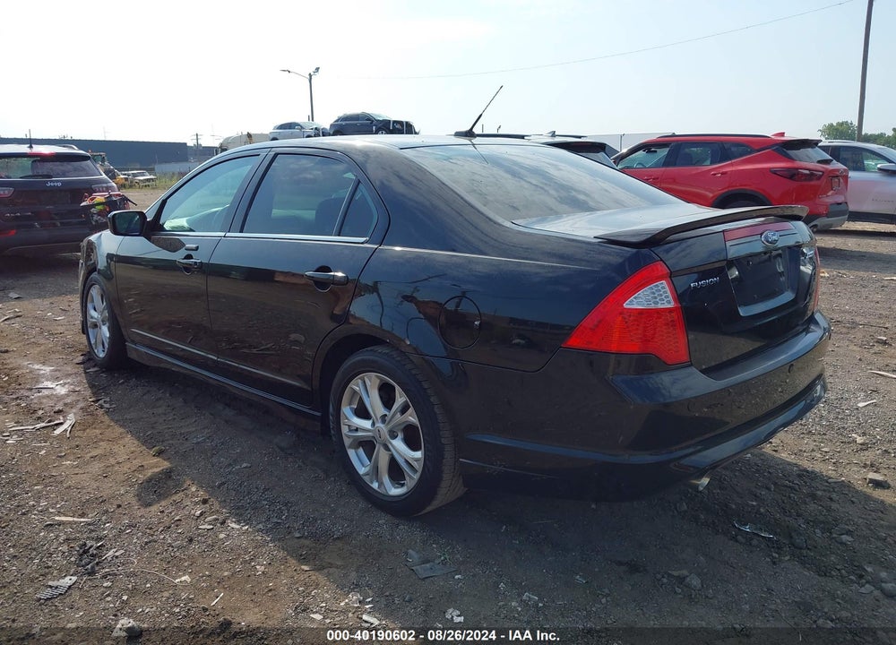 2012 FORD FUSION SPORT VIN: 3FAHP0KC5CR191494