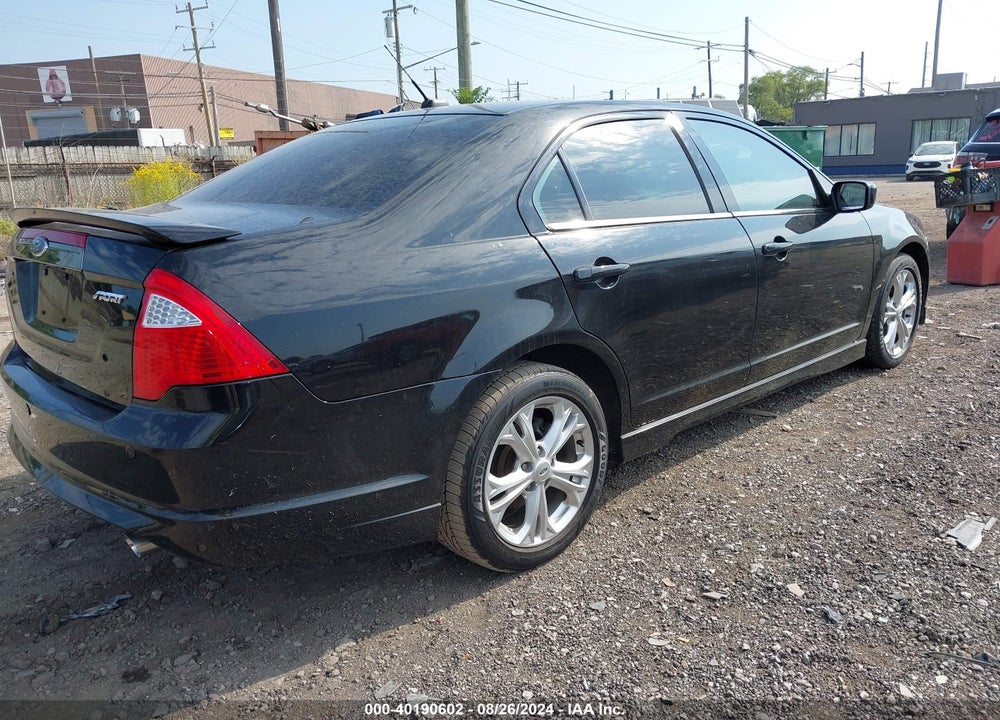 2012 FORD FUSION SPORT VIN: 3FAHP0KC5CR191494