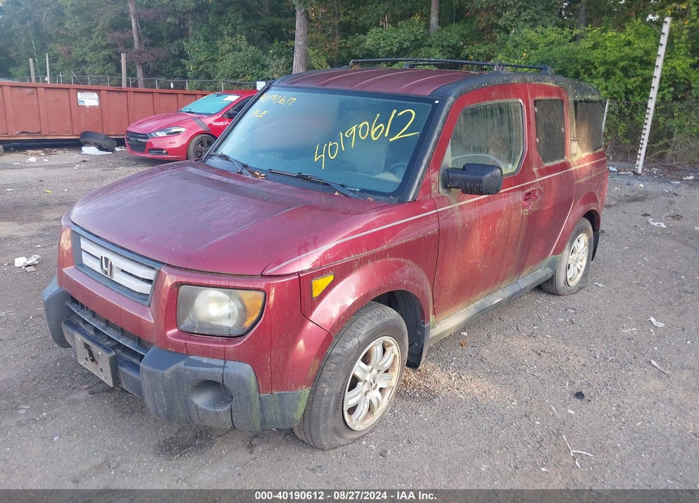 2008 HONDA ELEMENT EX VIN: 5J6YH28708L009407