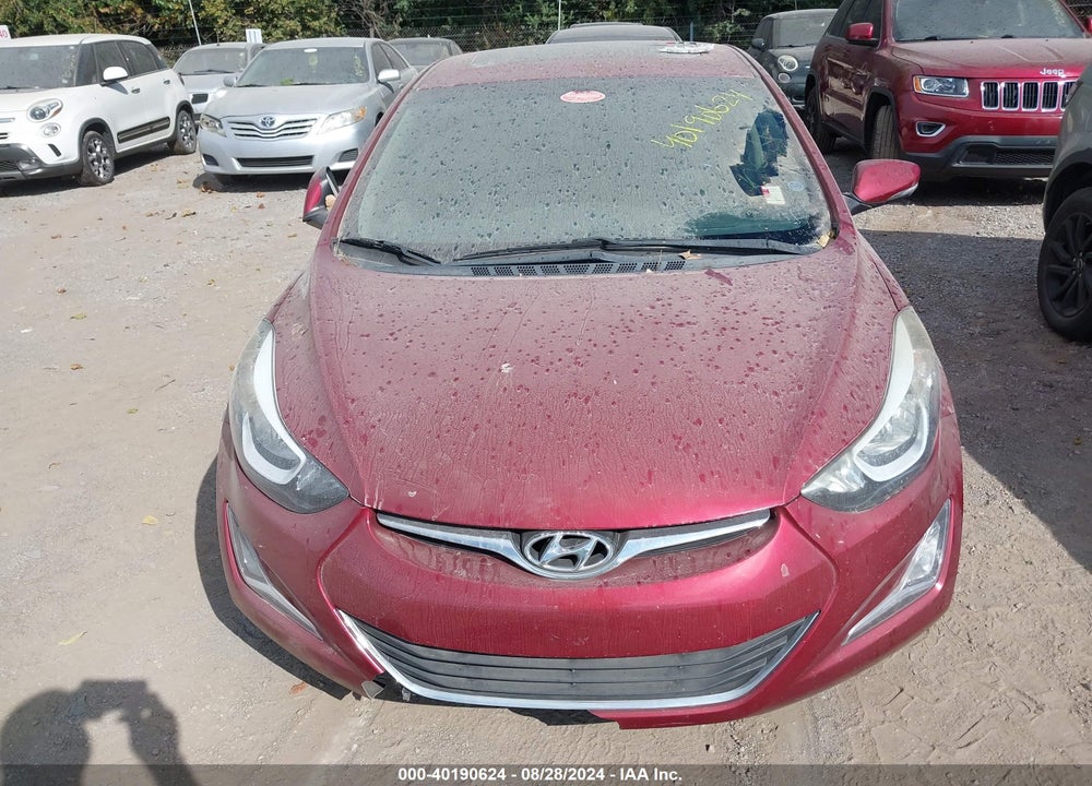 2016 HYUNDAI ELANTRA VALUE EDITION VIN: 5NPDH4AE3GH727531