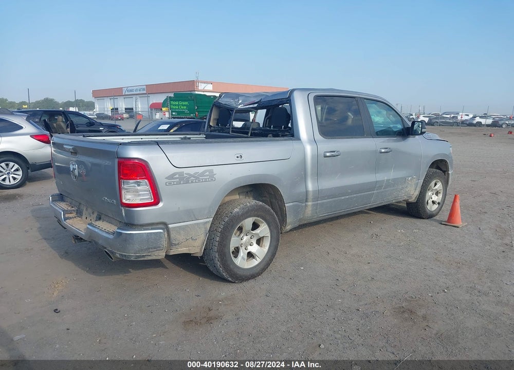 2020 RAM 1500 BIG HORN 4X4 5'7 BOX VIN: 1C6SRFFM5LN294425