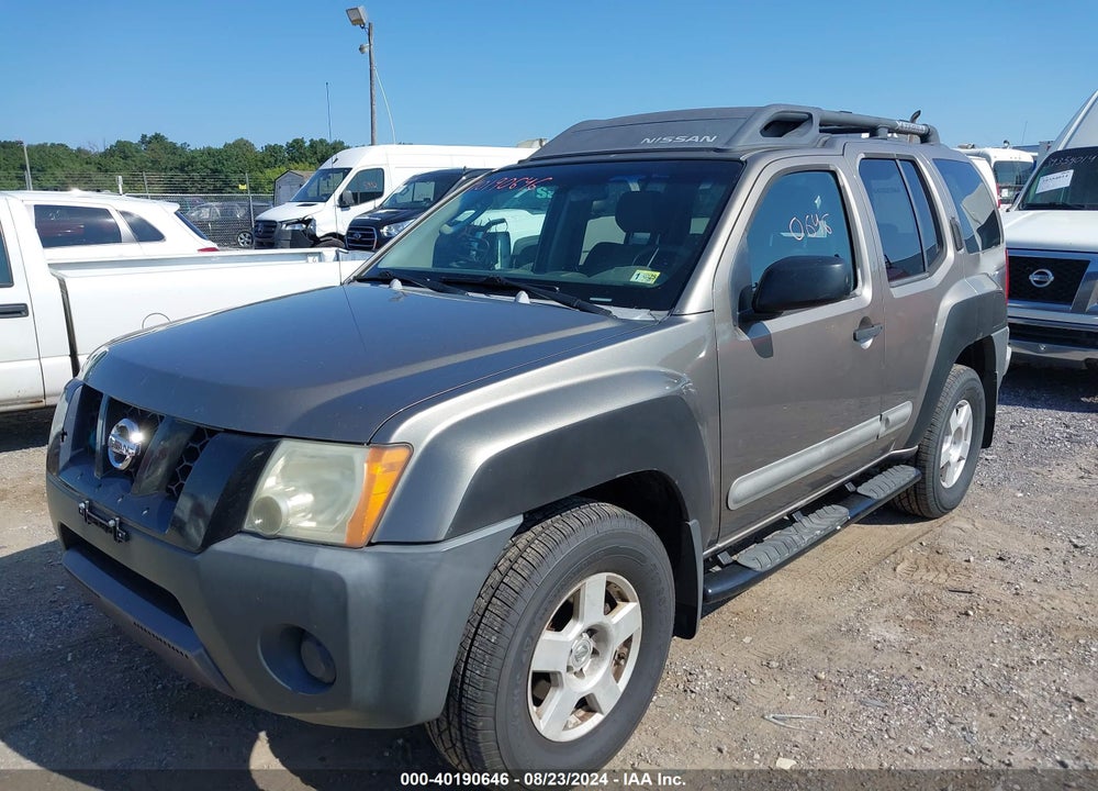 2005 NISSAN XTERRA S VIN: 5N1AN08W85C628744