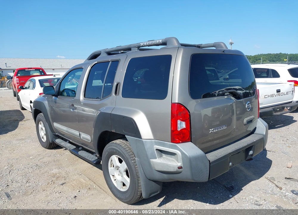2005 NISSAN XTERRA S VIN: 5N1AN08W85C628744