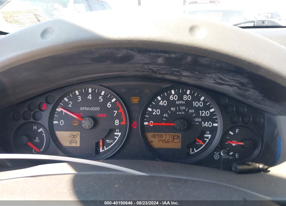 2005 NISSAN XTERRA S VIN: 5N1AN08W85C628744