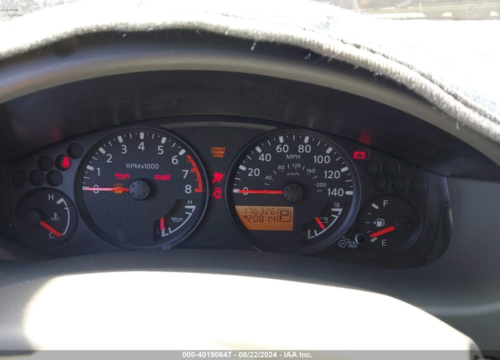 2008 NISSAN FRONTIER SE VIN: 1N6AD07U48C402466