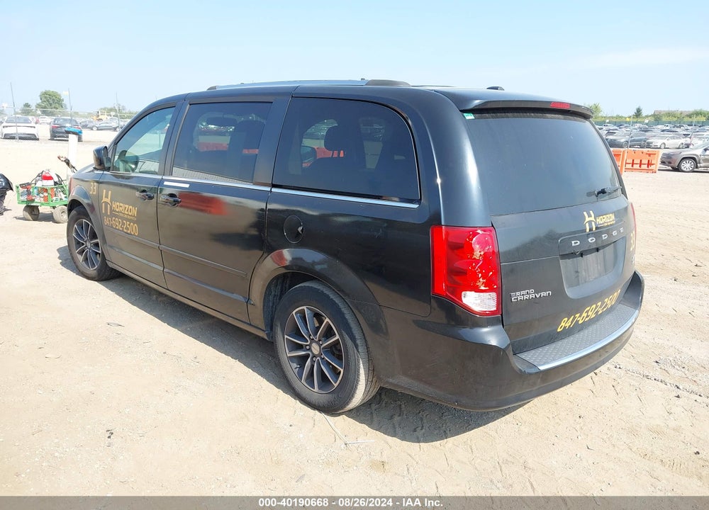 2017 DODGE GRAND CARAVAN SXT VIN: 2C4RDGCG6HR624741