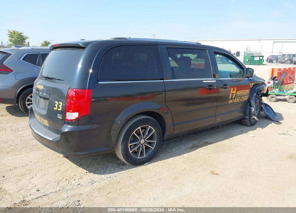 2017 DODGE GRAND CARAVAN SXT VIN: 2C4RDGCG6HR624741