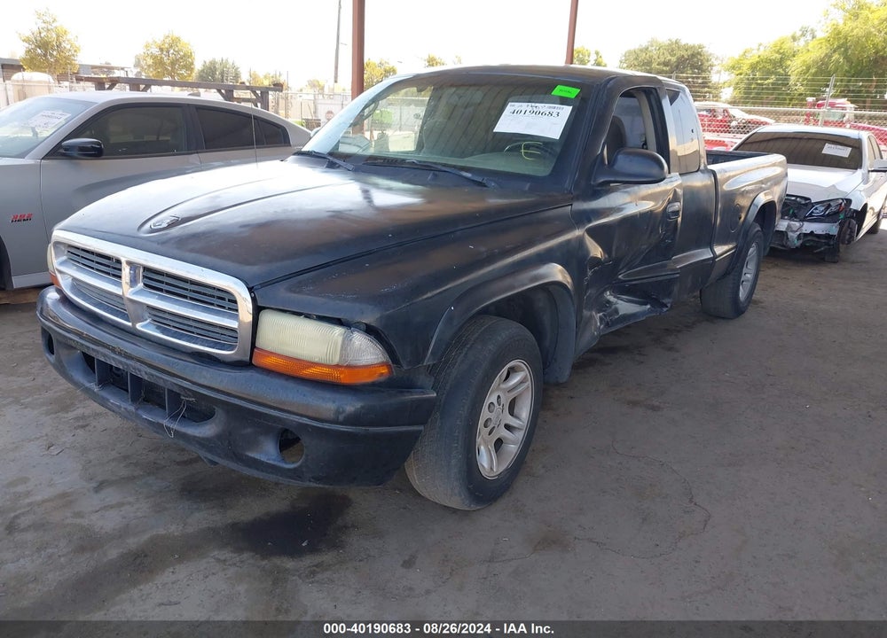 2002 DODGE DAKOTA SLT VIN: 1B7GL42X42S528655