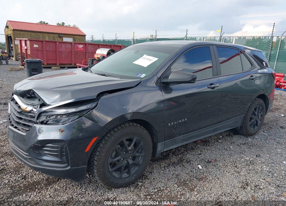 2022 CHEVROLET EQUINOX FWD LS VIN: 3GNAXHEV4NS242610