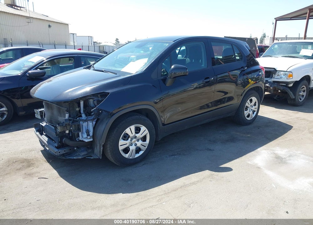2017 CHEVROLET TRAX LS VIN: 3GNCJKSBXHL168495