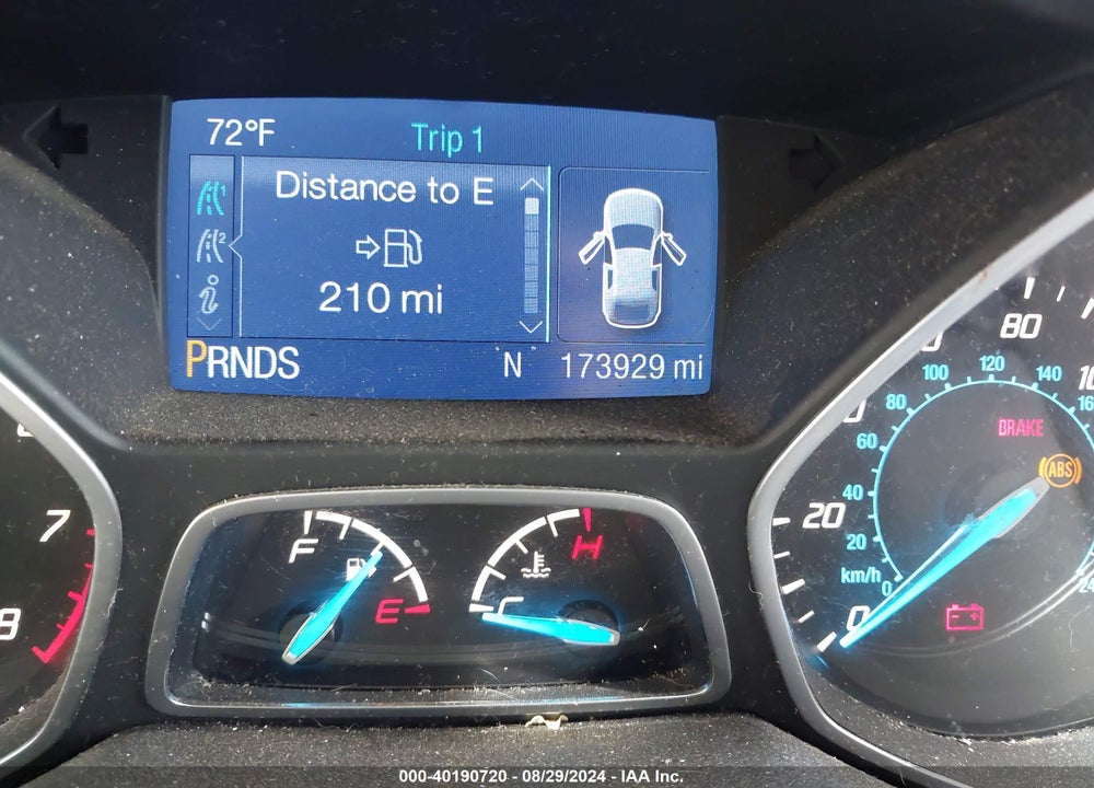 2015 FORD ESCAPE SE VIN: 1FMCU9G99FUA10095