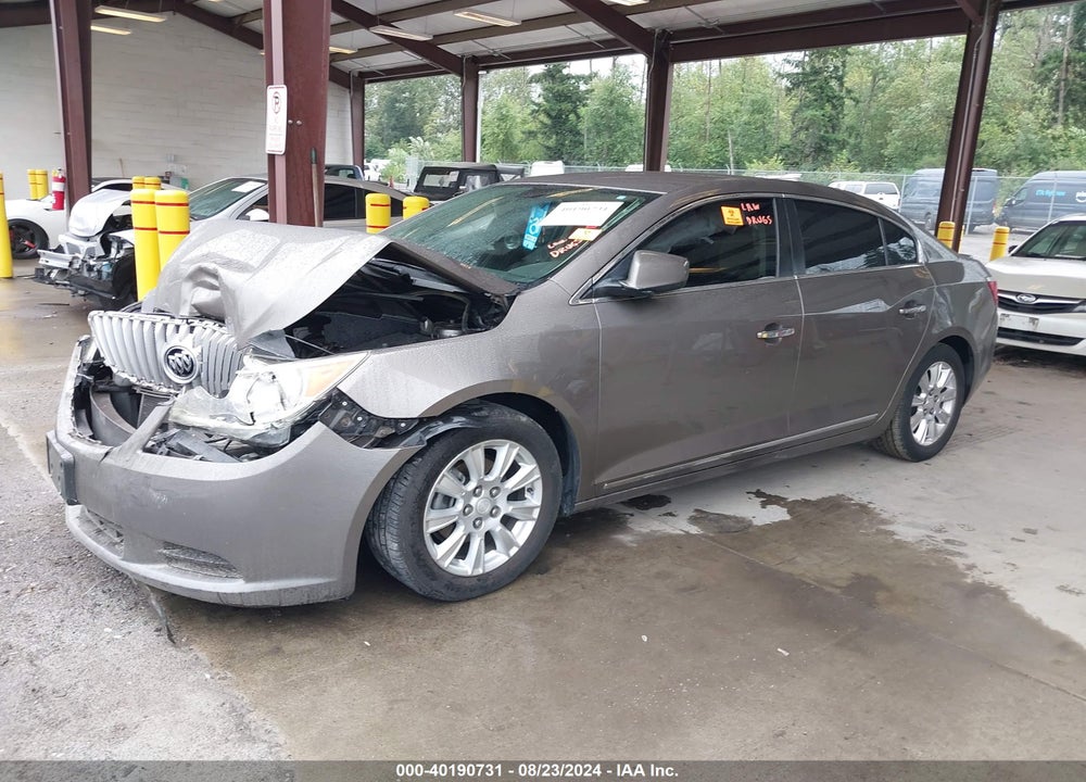 2012 BUICK LACROSSE CONVENIENCE GROUP VIN: 1G4GB5ER8CF221484