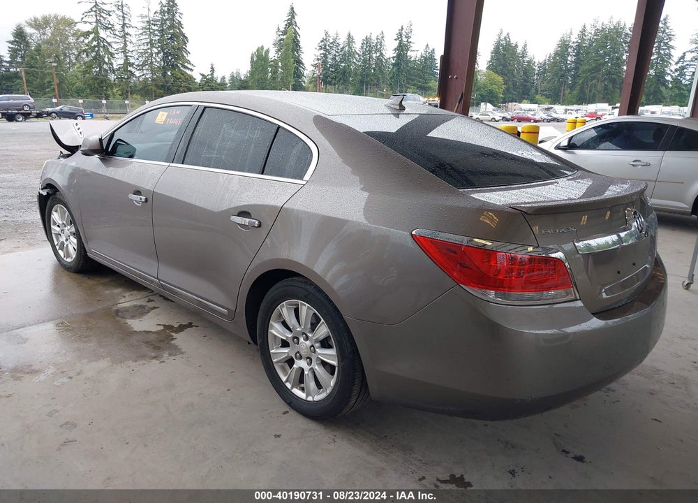 2012 BUICK LACROSSE CONVENIENCE GROUP VIN: 1G4GB5ER8CF221484