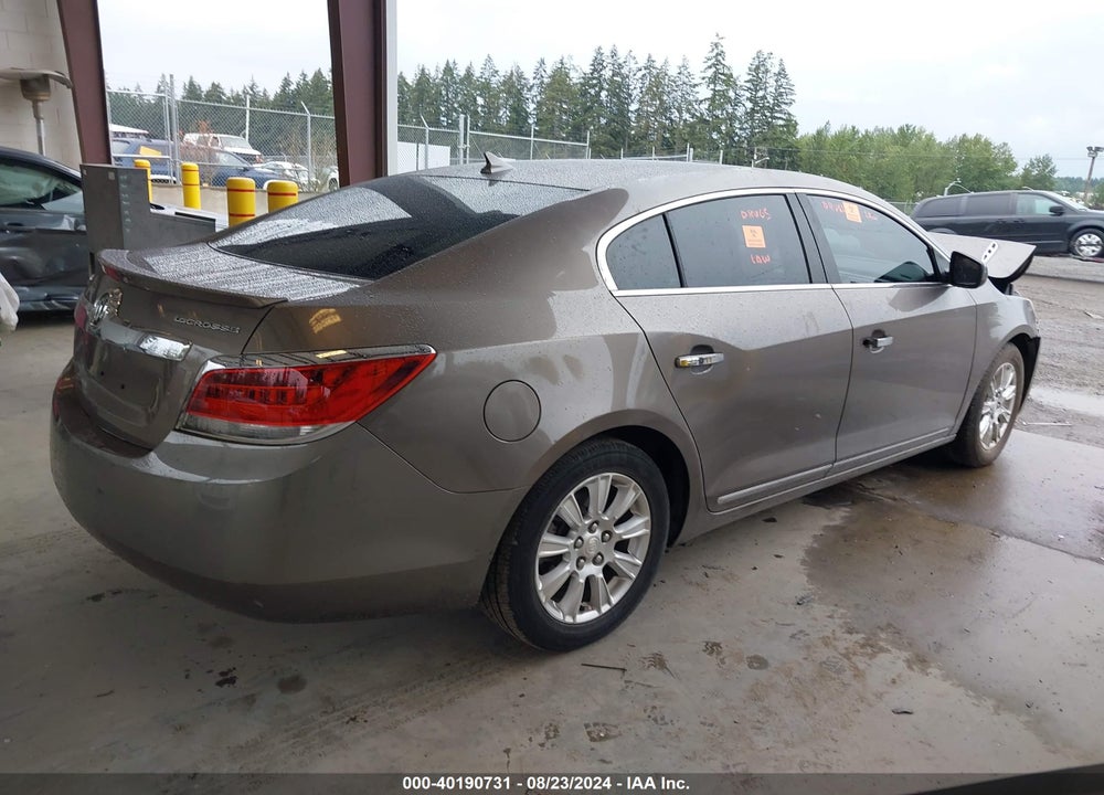 2012 BUICK LACROSSE CONVENIENCE GROUP VIN: 1G4GB5ER8CF221484