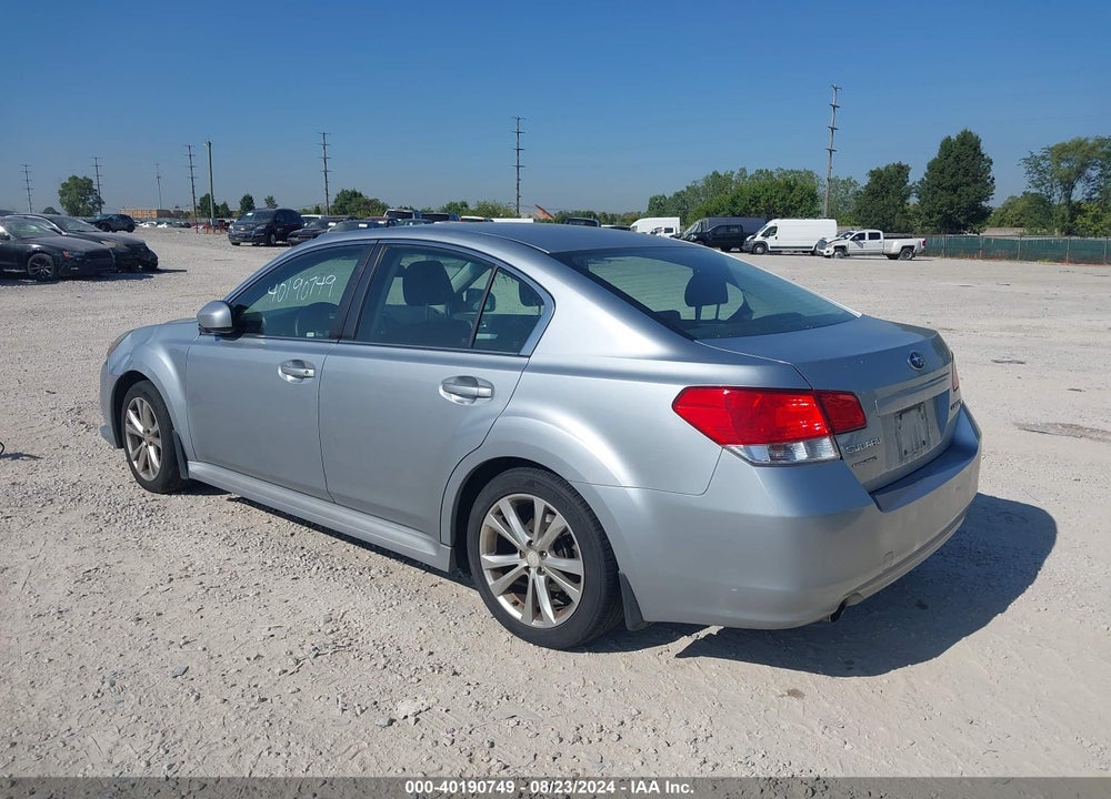 2013 SUBARU LEGACY 2.5I PREMIUM VIN: 4S3BMCC64D3035627