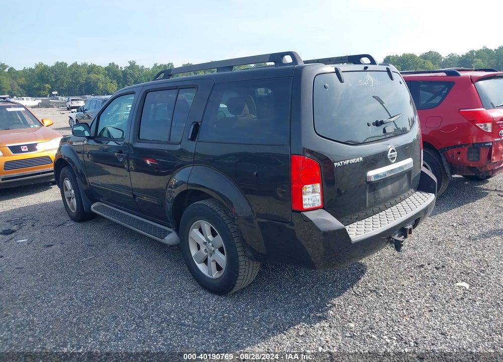 2011 NISSAN PATHFINDER SV VIN: 5N1AR1NB2BC616404