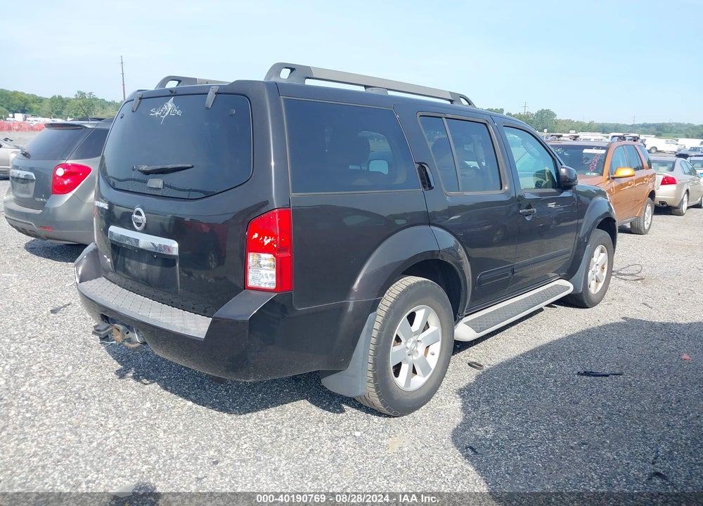 2011 NISSAN PATHFINDER SV VIN: 5N1AR1NB2BC616404