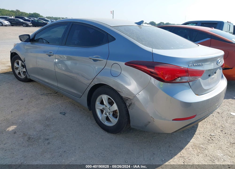2015 HYUNDAI ELANTRA SE VIN: 5NPDH4AE0FH580633