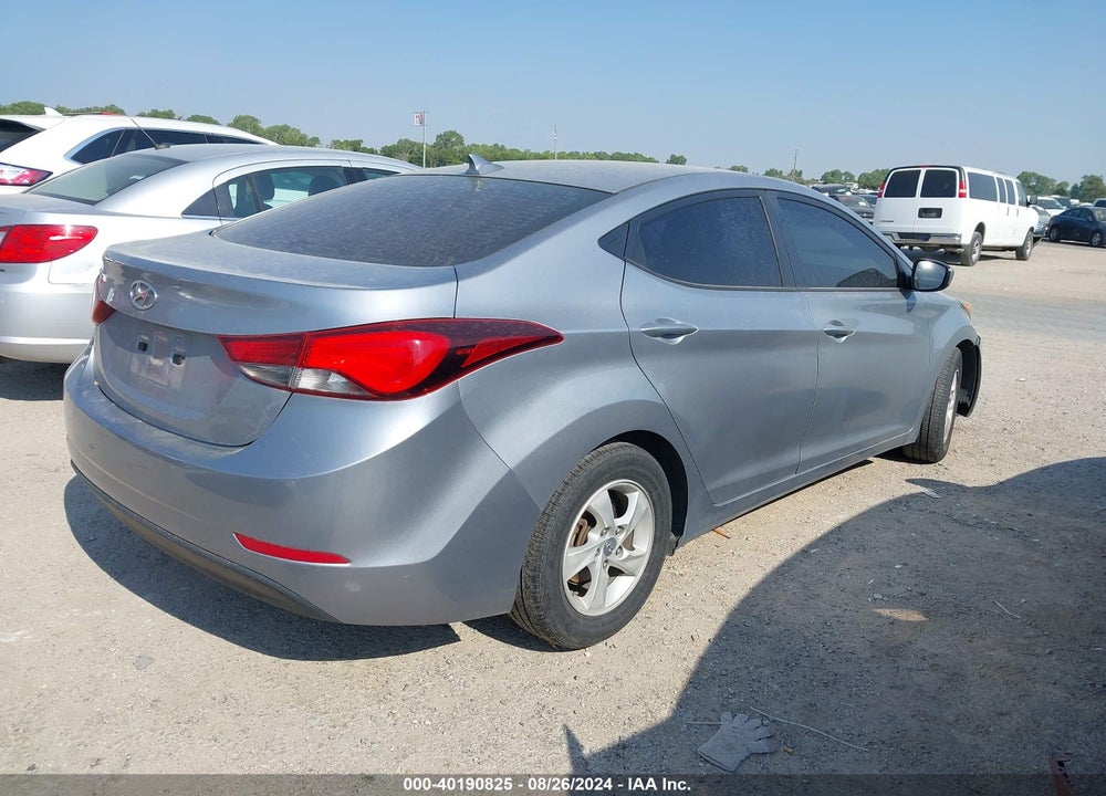 2015 HYUNDAI ELANTRA SE VIN: 5NPDH4AE0FH580633