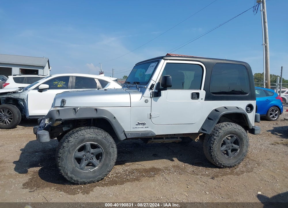 2005 ANGLER JEEP WR X VIN: 1J4FA39S85P325355