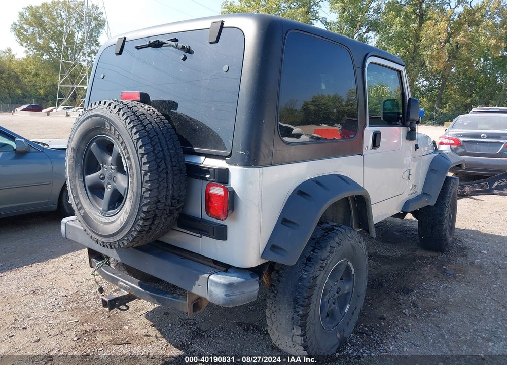 2005 ANGLER JEEP WR X VIN: 1J4FA39S85P325355
