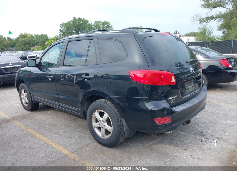 2007 HYUNDAI SANTA FE GLS VIN: 5NMSG13D97H106899