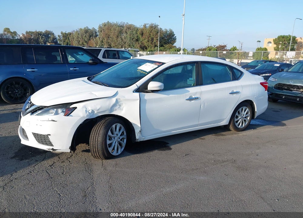 2018 NISSAN SENTRA SV VIN: 3N1AB7AP4JY347974