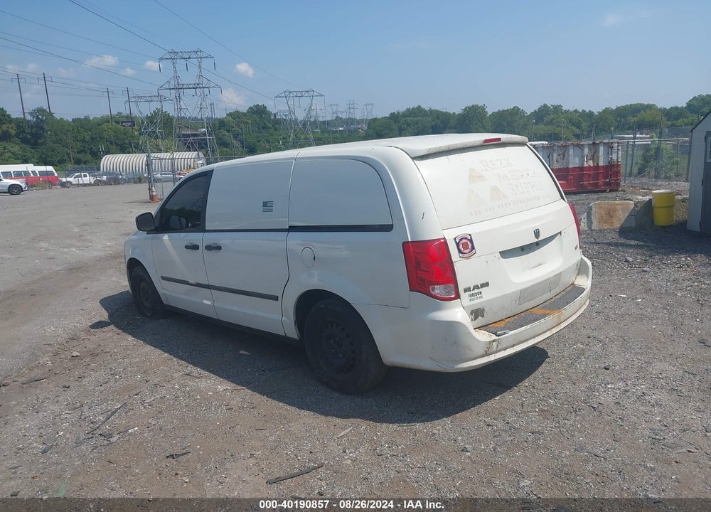 2013 RAM CARGO TRADESMAN VIN: 2C4JRGAG3DR557298