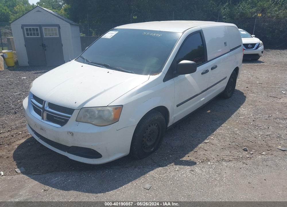 2013 RAM CARGO TRADESMAN VIN: 2C4JRGAG3DR557298