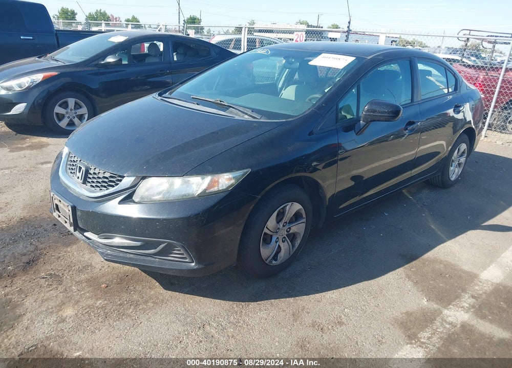 2014 HONDA CIVIC VIN: 2HGFB2F54EH542967