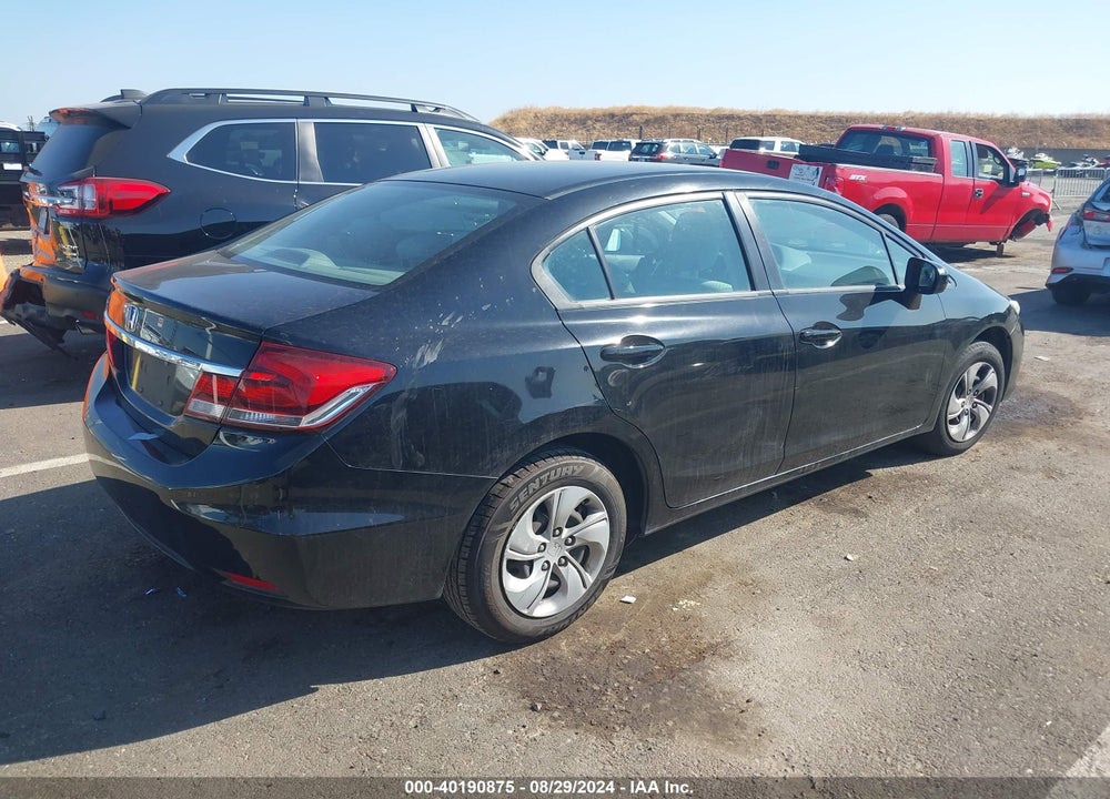 2014 HONDA CIVIC VIN: 2HGFB2F54EH542967