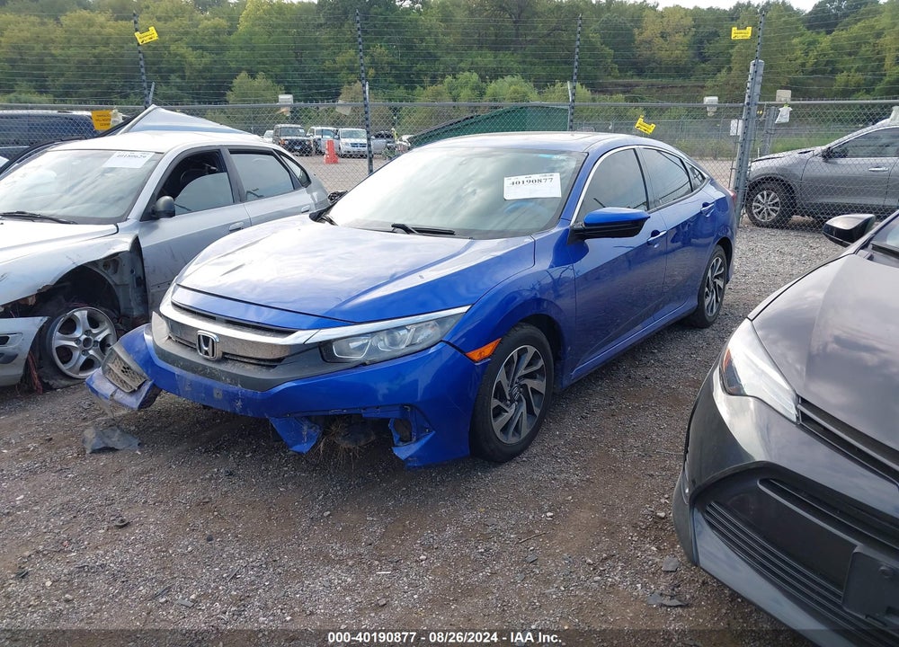2018 HONDA CIVIC EX VIN: 19XFC2F75JE035109