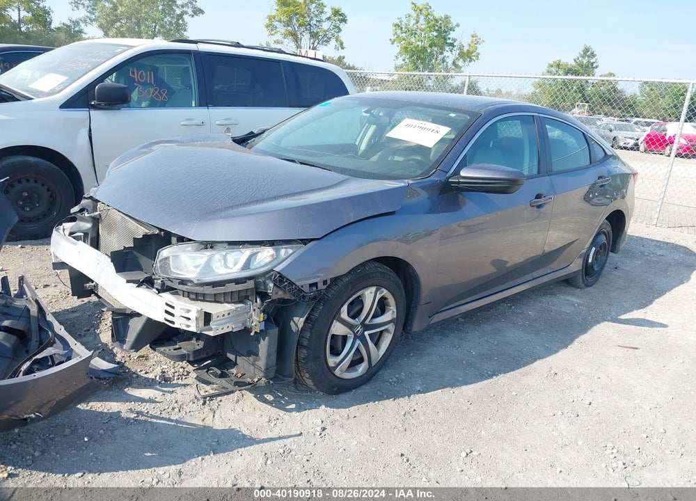 2018 HONDA CIVIC LX VIN: 19XFC2F57JE021677