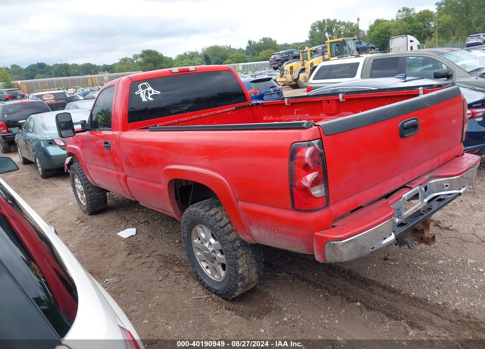 2006 CHEVROLET SILVERADO 2500HD WORK TRUCK VIN: 1GCHK24U06E172840