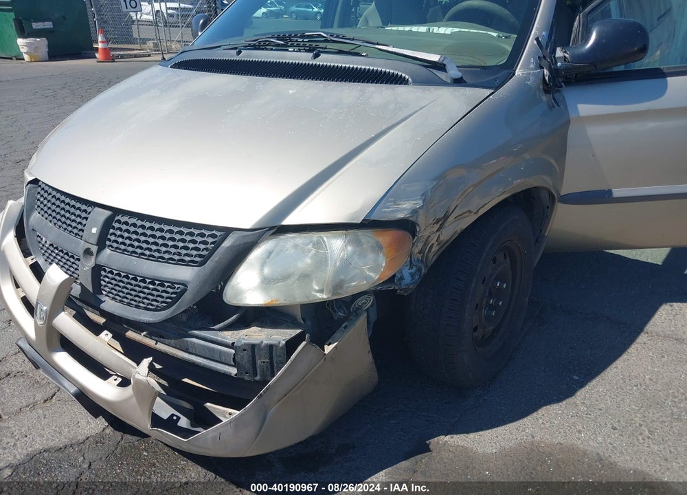 2002 DODGE GRAND CARAVAN VIN: 2B4GP34322R759724