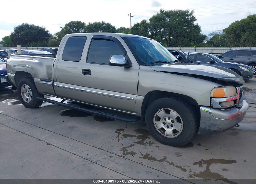 2002 GMC SIERRA 1500 SLE VIN: 2GTEC19VX21335405