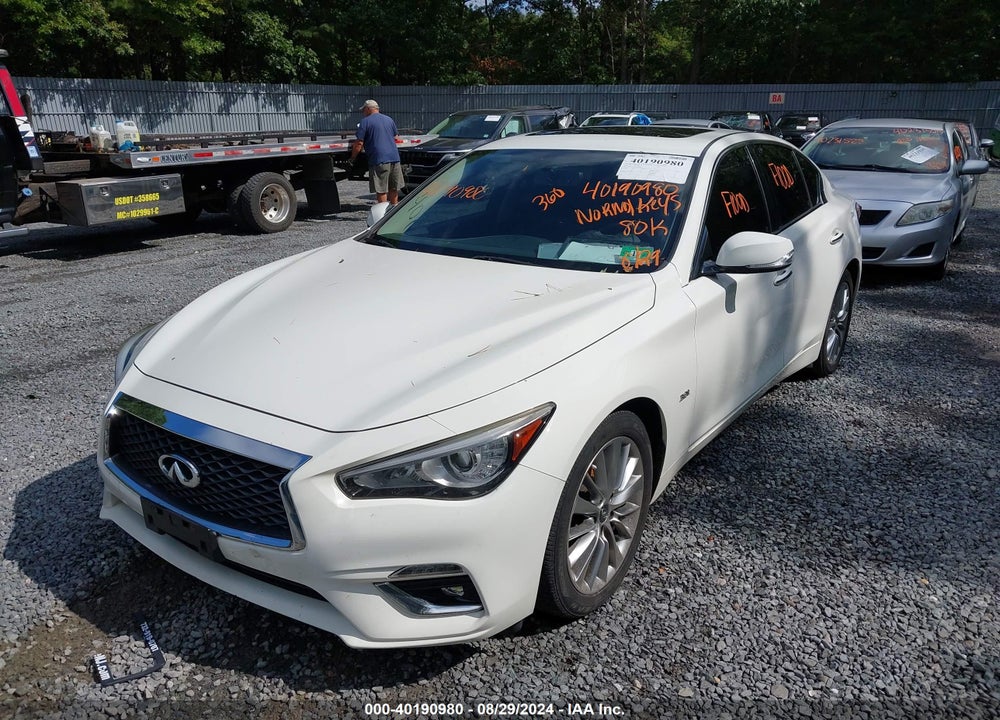 2018 INFINITI Q50 3.0T LUXE VIN: JN1EV7AR2JM444054