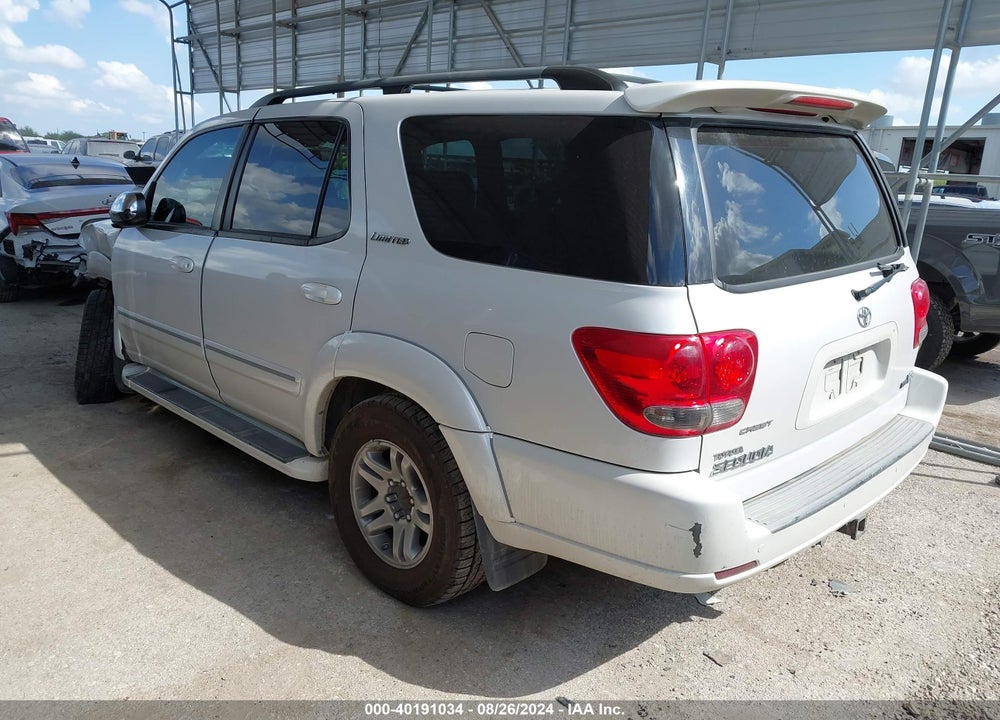 2007 TOYOTA SEQUOIA LIMITED V8 VIN: 5TDZT38A07S294312