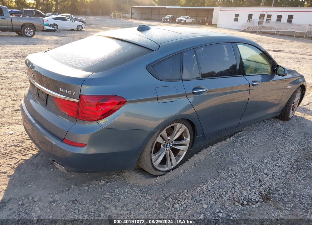 2011 BMW 550I GRAN TURISMO XDRIVE VIN: WBASP4C58BC341602