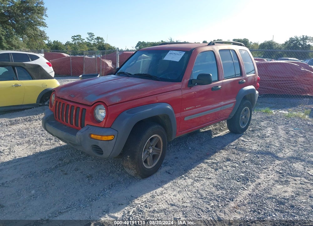 2002 JEEP LIBERTY SPORT VIN: 1J4GK48K72W272755