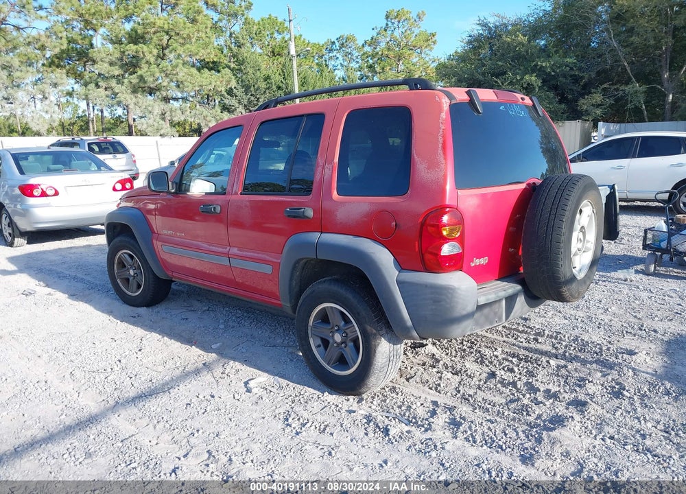 2002 JEEP LIBERTY SPORT VIN: 1J4GK48K72W272755
